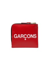 Comme des Garçons logo-print leather wallet