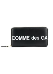 Comme des Garçons logo zip-around wallet