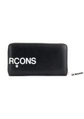 Comme des Garçons logo zip-around wallet