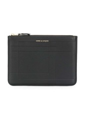 Comme des Garçons logo zipped clutch bag