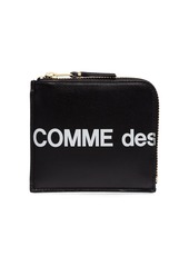 Comme des Garçons Huge Logo zip-around wallet