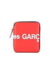 Comme des Garçons logo zipped wallet