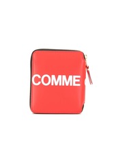 Comme des Garçons logo zipped wallet