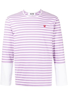 Comme des Garçons long-sleeve striped T-shirt