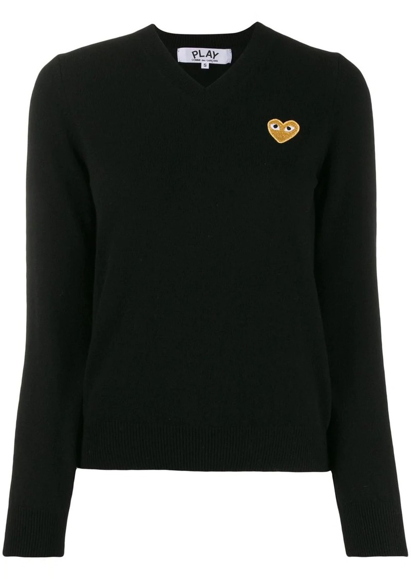 Comme des Garçons long sleeve V-neck sweater