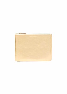 Comme des Garçons metallic zipped pouch