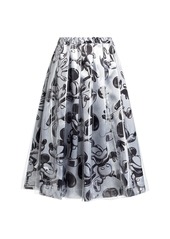 Comme des Garçons Mickey Mouse Vinyl Layer A-Line Skirt