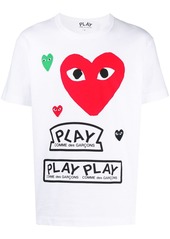 Comme des Garçons multi logo T-shirt