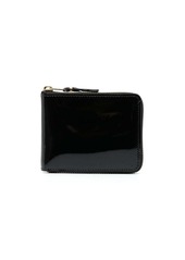 Comme des Garçons patent leather zipped wallet