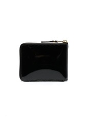 Comme des Garçons patent leather zipped wallet