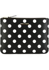 Comme des Garçons polka dot clutch