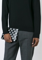 Comme des Garçons polka dot clutch