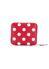 Comme des Garçons polka-dot leather wallet