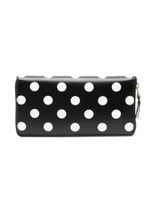 Comme des Garçons polka-dot continental wallet