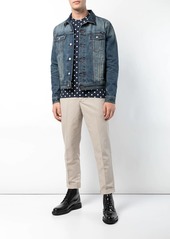 Comme des Garçons polka-dot long sleeve top