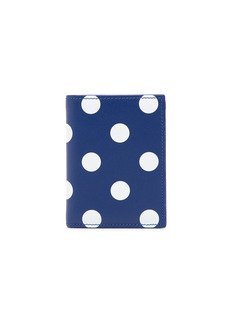 Comme des Garçons polka dot-print leather cardholder