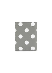 Comme des Garçons polka dot-print leather cardholder