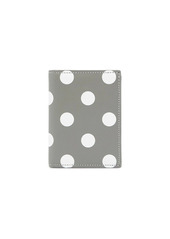 Comme des Garçons polka dot-print leather cardholder