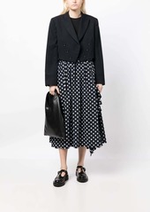 Comme des Garçons polka-dot print ruffle-detailing skirt