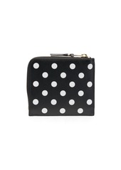 Comme des Garçons polka-dot zip-around wallet