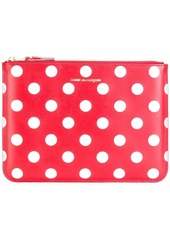 Comme des Garçons polka-dot clutch bag