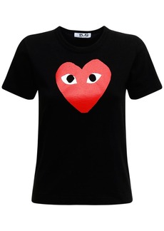 Comme des Garçons Printed Heart Cotton T-shirt