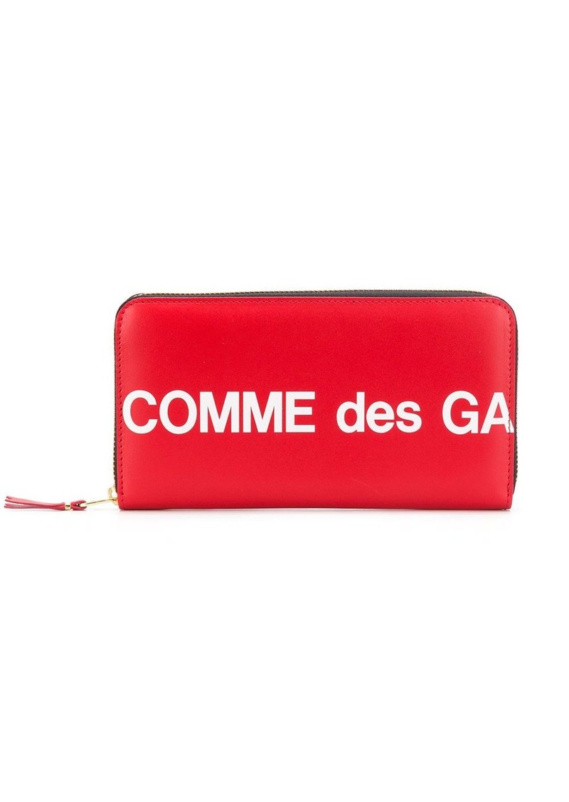 Comme des Garçons rectangular logo print wallet