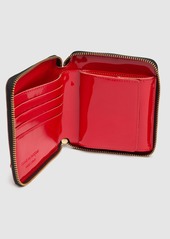 Comme des Garçons Reversed Hem Patent Zip Around Wallet