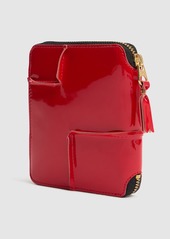 Comme des Garçons Reversed Hem Patent Zip Around Wallet