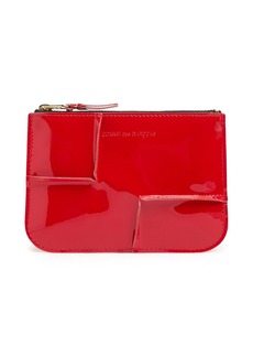 Comme des Garçons Reversed Hem Patent Zip Wallet