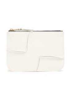 Comme des Garçons Reversed Hem Patent Zip Wallet