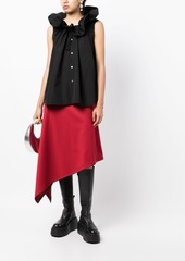 Comme des Garçons ruffle-collar sleeveless shirt