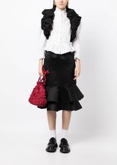 Comme des Garçons ruffled midi skirt