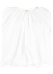 Comme des Garçons short-sleeve semi-sheer blouse