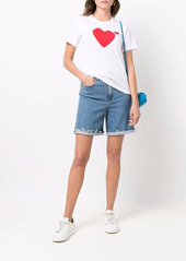 Comme des Garçons signature heart logo-patch T-shirt