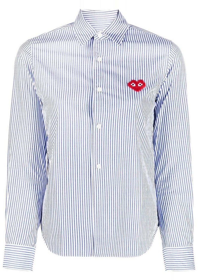 Comme des Garçons signature heart-patch shirt