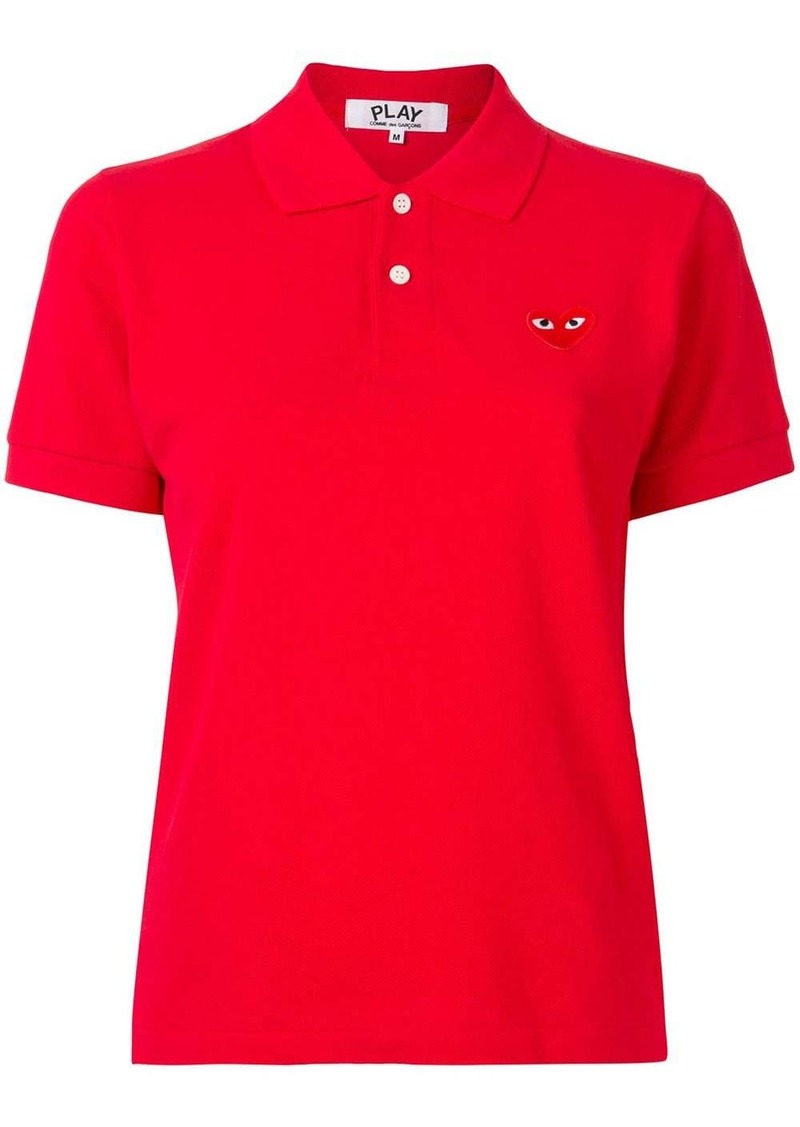 Comme des Garçons signature piqué polo shirt