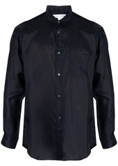 Comme des Garçons long-sleeve satin shirt