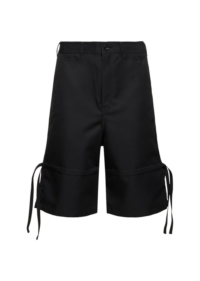 Comme des Garçons Solid Twill Shorts