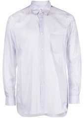 Comme des Garçons striped button-up shirt