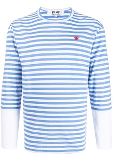 Comme des Garçons striped long-sleeve T-shirt