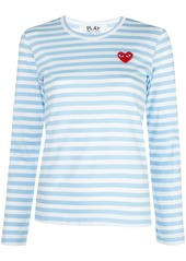 Comme des Garçons striped long sleeve top