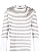 Comme des Garçons striped long-sleeved T-shirt