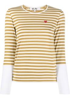 Comme des Garçons striped long-sleeved T-shirt
