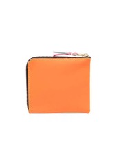 Comme des Garçons Super Fluo zipped leather wallet