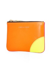 Comme des Garçons Super Neon Leather Line Zip Wallet