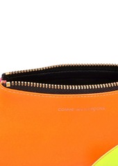 Comme des Garçons Super Neon Leather Line Zip Wallet