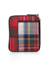 Comme des Garçons Tartan Patchwork Zip-around Wool Wallet