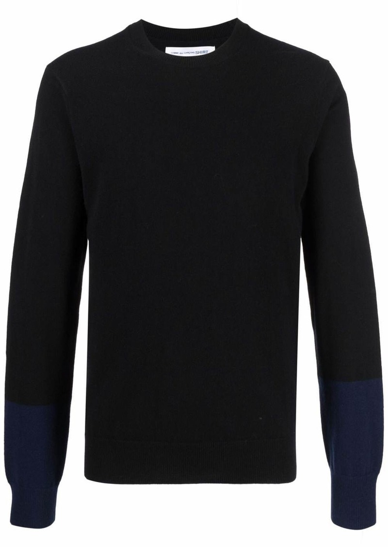 Comme des Garçons tonal wool jumper