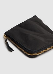 Comme des Garçons Washed Leather Zip Wallet